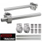 SEMI MANILLAR TIPO CAFE RACE / PICADAS 26MM A 33MM PLATA