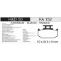 PASTILLA FRENO YAMAHA XTZ 250 / DR 250/350/650 TRASERO FA152 (HD)