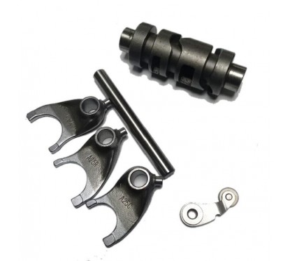 CONJUNTO TAMBOR CAMBIO HONDA TITAN '00 C/ SELECTORA Y EJE (CH)