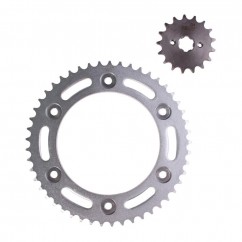 CORONA Y PIÑON HONDA XR 150 L 49- 17 ACE1045