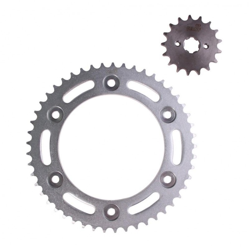 CORONA Y PIÑON HONDA XR 150 L 49- 17 ACE1045