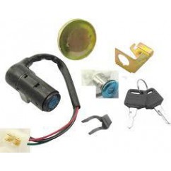 LLAVE CONTACTO GILERA SMASH 110 -  4 Ctos SET COMPLETO (REPCOR)