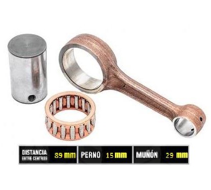 BIELA YAMAHA YBR 125 -  XTZ 125 -  TZR 125 (REPCOR)