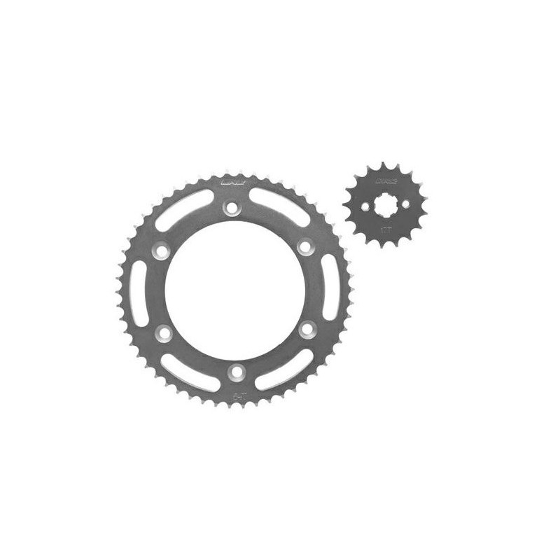 CORONA Y PIÑON HONDA NXR 125 BROS 54- 17 (REPCOR)