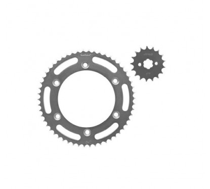 CORONA Y PIÑON HONDA NXR 125 BROS 54- 17 (REPCOR)