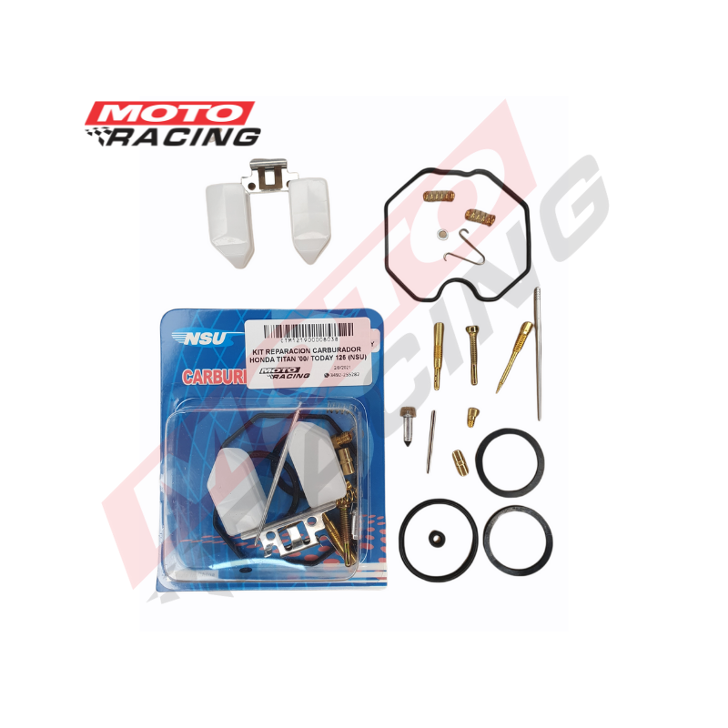 KIT REPARACION CARBURADOR HONDA TITAN 00-  TODAY 125 (NSU)