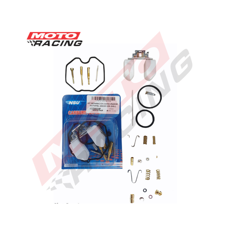 KIT REPARACION CARBURADOR MOTOMEL DAKAR 200 (NSU)