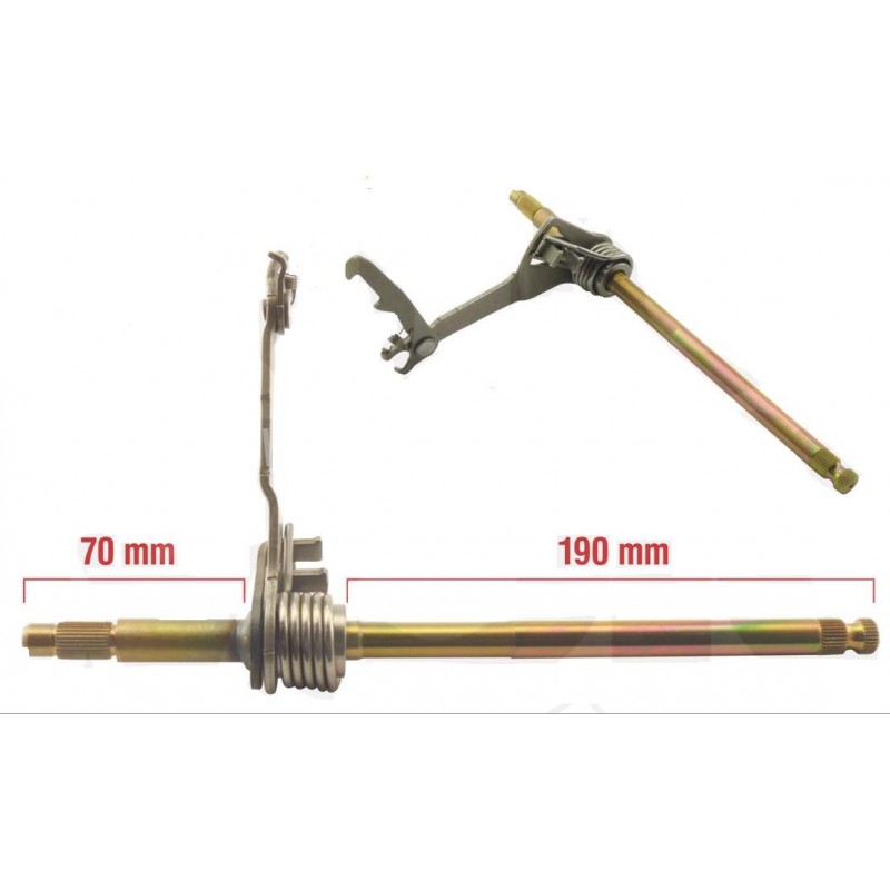 EJE CAMBIO GILERA SMASH 110 L.I65mm L.E190mm L.T260mm (REPCOR)