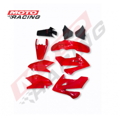 KIT PLASTICOS COMPLETO HONDA XR 250 TORNADO ROJO 9 PZA (NSU)