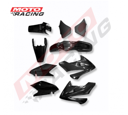 KIT PLASTICOS COMPLETO HONDA XR 250 TORNADO NEGRO 9 PZA (NSU)