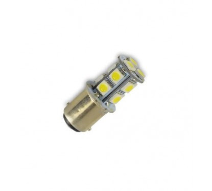 LAMPARA TRASERA 12V 13 LED 1 POLO AMBAR P-  GIRO PATA DEFASADA