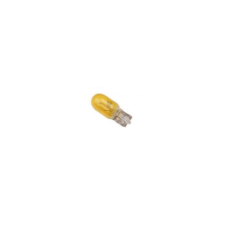 LAMPARA COLOR 12V 3w CASQUILLO VIDRIO AMARILLO