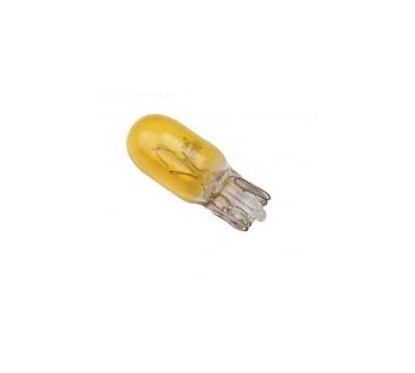 LAMPARA COLOR 12V 3w CASQUILLO VIDRIO AMARILLO