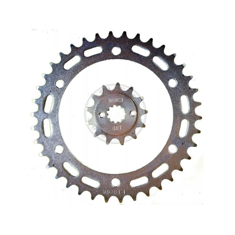 CORONA Y PIÑON HONDA XR 250 TORNADO 38- 13 Acer 1045