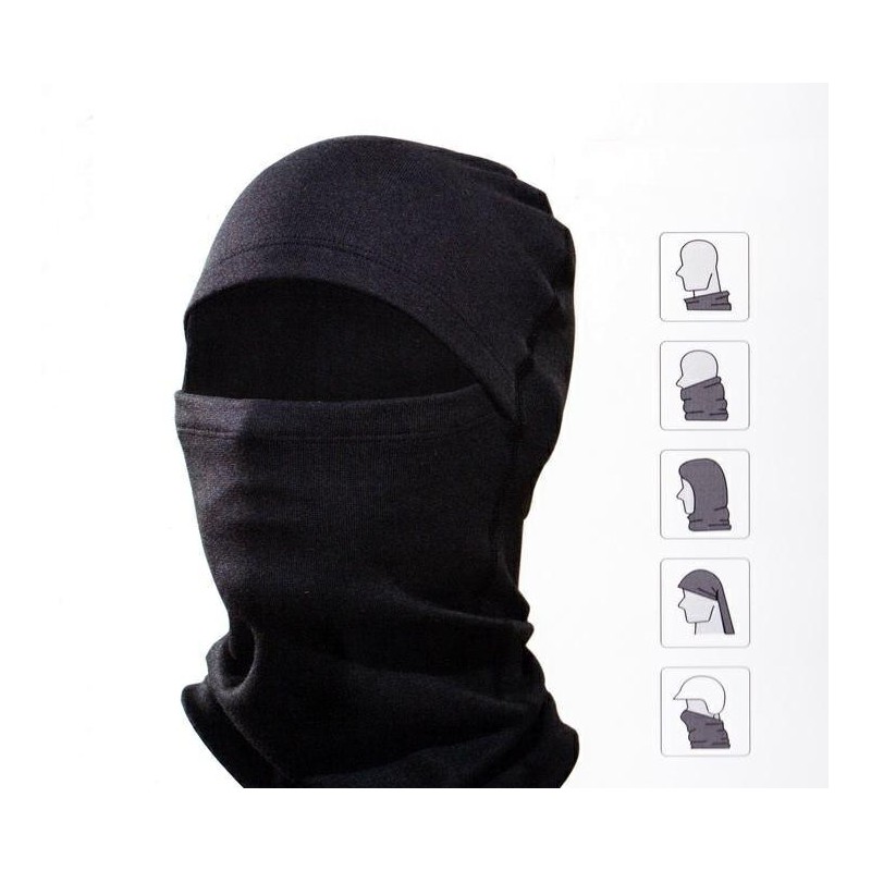 INDUMENTARIA PASAMONTAÑA TERMICO NEGRO