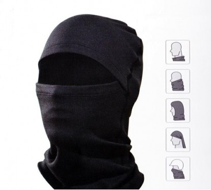 INDUMENTARIA PASAMONTAÑA TERMICO NEGRO