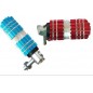 PEDALIN TRASERO ALUMINIO UNIVERSAL ROJO O AZUL