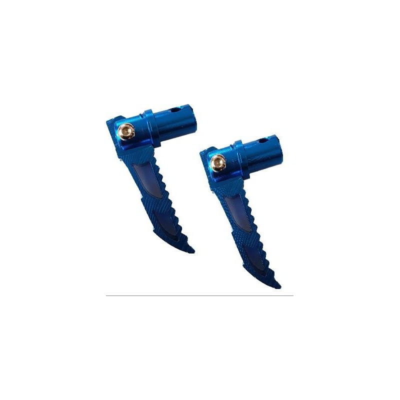PEDALIN REBATIBLE UNIVERSAL ALUMINIO AZUL