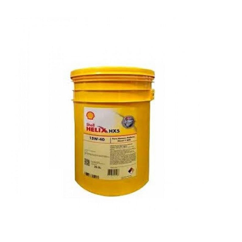 ACEITE SHELL HELIX HX5 MINERAL 15W-40 4T (NAFTA-GASOLERO-GAS)