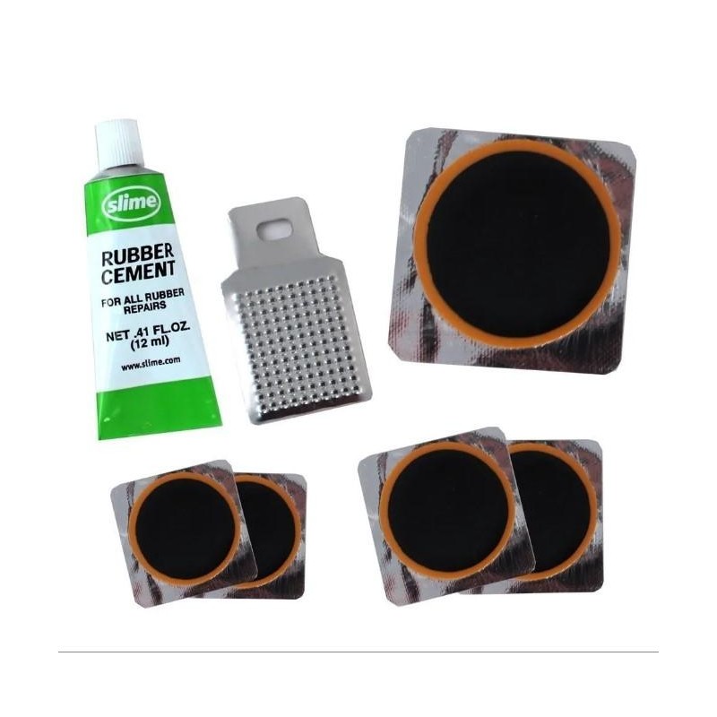 REPARACION SLIME PARCHE GOMA KIT 7 Pcs.