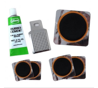 REPARACION SLIME PARCHE GOMA KIT 7 Pcs.