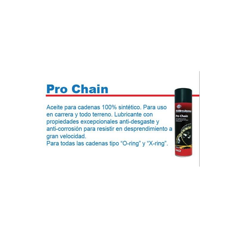 ACEITE CADENA PRO CHAIN AEROSOL 500 ML (SILKOLENE)