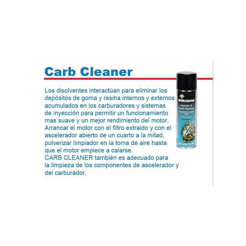 ACEITE CARBURADOR CLEANER 500ML AEROSOL (SILKOLENE)