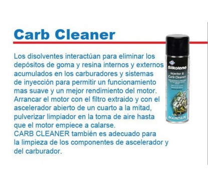 ACEITE CARBURADOR CLEANER 500ML AEROSOL (SILKOLENE)