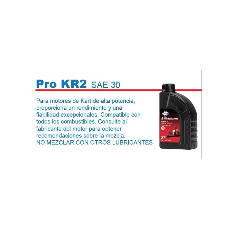 ACEITE PRO KR2 100% SINTETICO KART 2T (SILKOLENE)