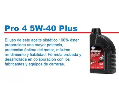 ACEITE PRO 4 PLUS 5W40 4T (SILKOLENE)