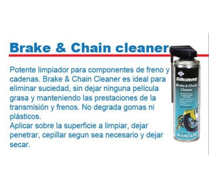 ACEITE BRAKE Y CHAIN CLEANER AEROSOL 500ML (SILKOLENE)