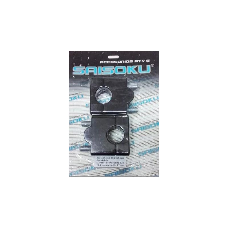 ADAPTADOR ELEVA 25mm MANUBRIO 28.6mm NEGRO