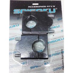 ADAPTADOR ELEVA 37mm MANUBRIO 28.6mm NEGRO