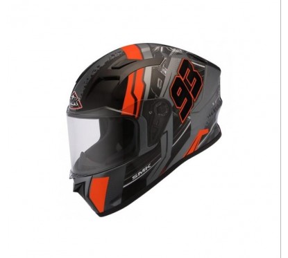 CASCO STELLAR SWANK GRIS- NARANJA- NEGRO SMK "M"