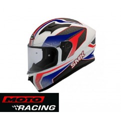 CASCO STELLAR DYNAMO BLANCO-AZUL-ROJO-NEGRO S/VISOR SMK "XL"