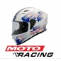 CASCO STELLAR RAIN STAR BLANCO- AZUL-ROJO SMK "M"