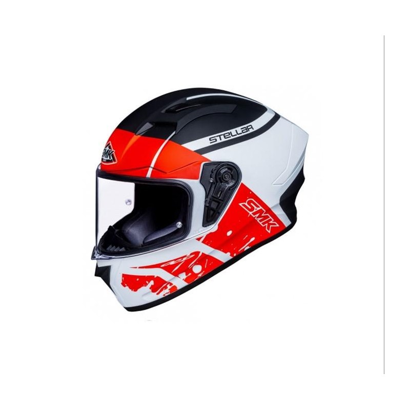 CASCO STELLAR SQUAD BLANCO / ROJO / NEGRO SMK "L"