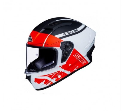 CASCO STELLAR SQUAD BLANCO / ROJO / NEGRO SMK "L"