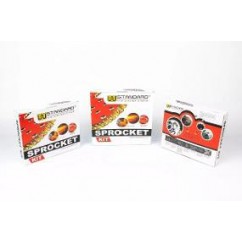 KIT TRANSMISION HONDA TITAN 150- NEW 43- 16 C- CADENA DORADA (STD)