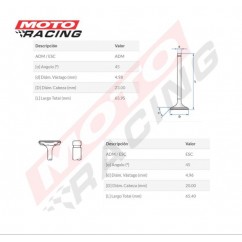 VALVULA ADM -  ESC HONDA BIZ -  WAVE -  SMASH (STD)