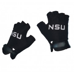GUANTES S-3 MEDIO DEDO NEGRO NSU "L"