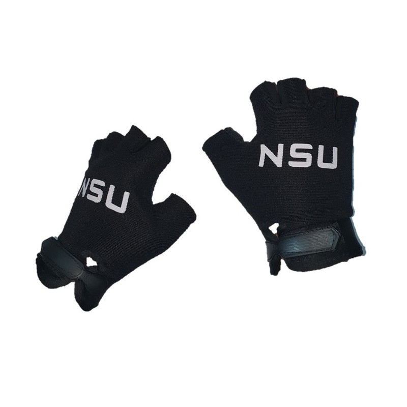 GUANTES S-3 MEDIO DEDO NEGRO NSU "L"