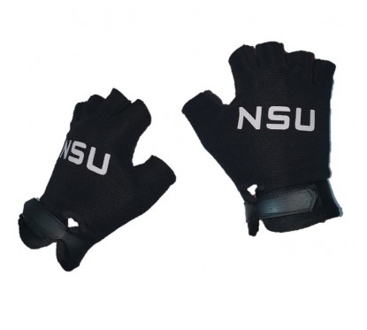 GUANTES S-3 MEDIO DEDO NEGRO NSU "L"