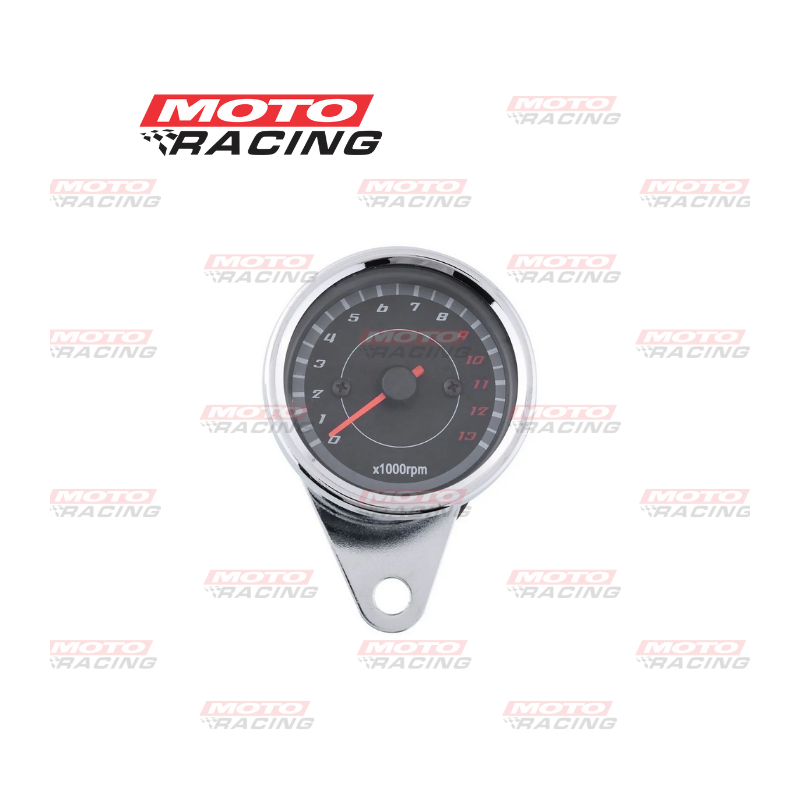 TABLERO UNIVERSAL 13000 RPM CROMADO (CAFE RACE- ADAPTABLE)