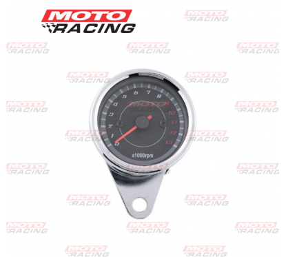 TABLERO UNIVERSAL 13000 RPM CROMADO (CAFE RACE- ADAPTABLE)