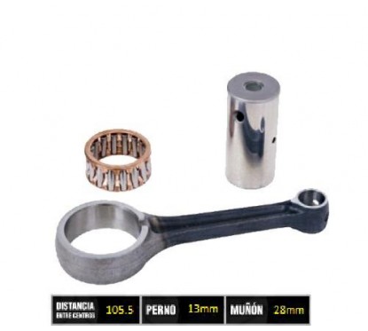 BIELA HONDA 125 TITAN 02-  FAN-  BROS (STD)