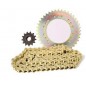 KIT TRANSMISION YAMAHA XTZ 250 40- 13 C- CADENA DORADA (STD)
