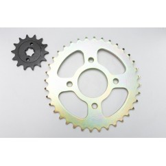 CORONA Y PIÑON BAJAJ ROUSER 220 36- 14 DORADA (STD)