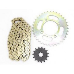 KIT TRANSMISION YAMAHA CRYPTON T-110 S2 36- 15 C-  CADENA (STD)