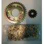 KIT TRANSMISION HONDA WAVE 110S 37- 14 C- CADENA DORADA 428H-104